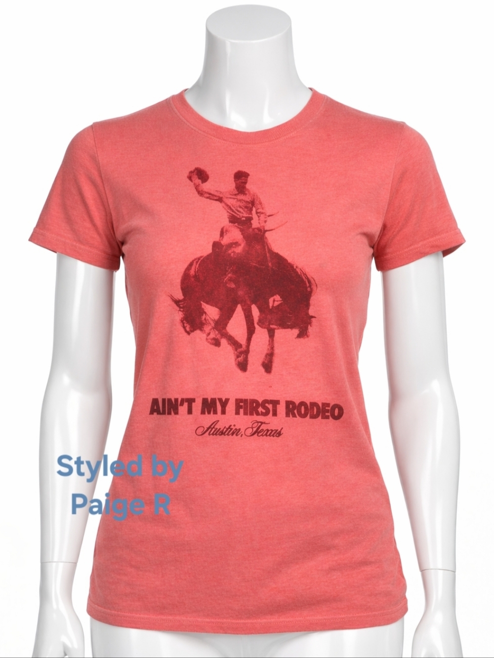 ❤️URBAN OUTFITTERS Cotton Graphic Tee Tshirt Aint My First Rodeo Austin TX XS S